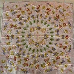 Salvatore Ferragamo vintage scarf, 100% silk, made in Italy